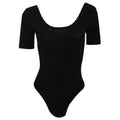 Front - American Apparel Womens/Ladies Cotton Spandex Short Sleeved T-Shirt Leotard