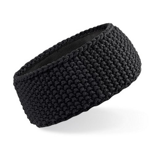 Front - Beechfield Womens/Ladies Slopeside Winter Waffle Headband