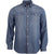 Front - Kariban Mens Long Sleeve Casual Denim Shirt