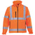 Front - Portwest Unisex Hi-Vis Safety Softshell Jacket
