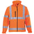 Front - Portwest Unisex Hi-Vis Safety Softshell Jacket