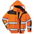 Front - Portwest Mens High Visibility Classic All Weather Bomber Jacket