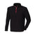 Front - Finden & Hales Mens 1/4 Zip Long Sleeve Piped Fleece Top
