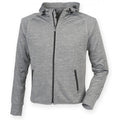 Front - Tombo Teamsport Unisex Lightweight Running Hoodie With Reflective Tape
