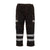 Front - Yoko Mens Hi Vis Polycotton Cargo Trousers With Knee Pad Pockets