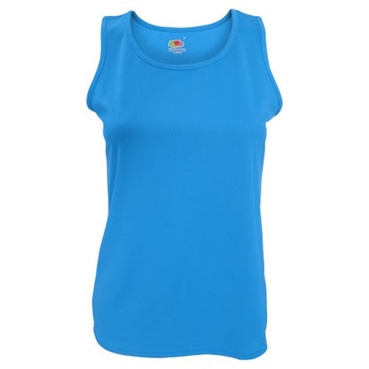 Front - Fruit Of The Loom Womens/Ladies Sleeveless Lady-Fit Performance Vest Top