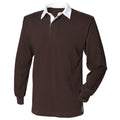 Front - Front Row Mens Long Sleeve Sports Rugby Shirt