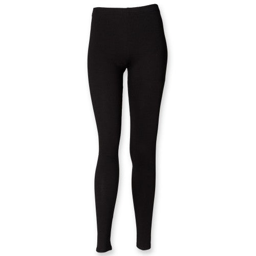 Front - Skinni Minni Girls Plain Leggings