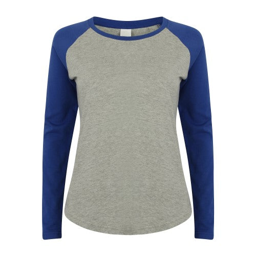 Front - Skinni Minni Childrens/Kids Long Sleeve Baseball T-Shirt
