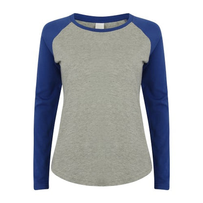 Front - Skinni Minni Childrens/Kids Long Sleeve Baseball T-Shirt