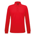 Front - Asquith & Fox Mens Classic Fit Long Sleeved Polo Shirt