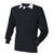 Front - Front Row Kids Unisex Long Sleeve Plain Rugby Sports Polo Shirt