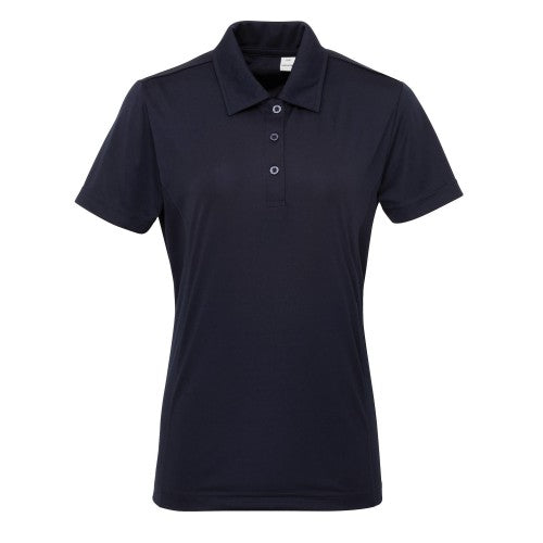 Front - Tri Dri Womens/Ladies Panelled Short Sleeve Polo Shirt