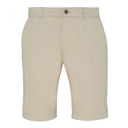 Khaki - Front - Asquith & Fox Mens Casual Chino Shorts