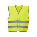 Front - Yoko Hi-Vis Childrens/Kids Reflective Border Waistcoat