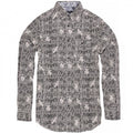 Front - Brave Soul Mens Idris Long Sleeve All Over Patterned Shirt