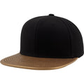 Front - Flexfit Metallic Visor Snapback Cap