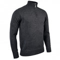 Front - Glenmuir Oban - Lambswool 1/4 Zip Sweater / Sweatshirt