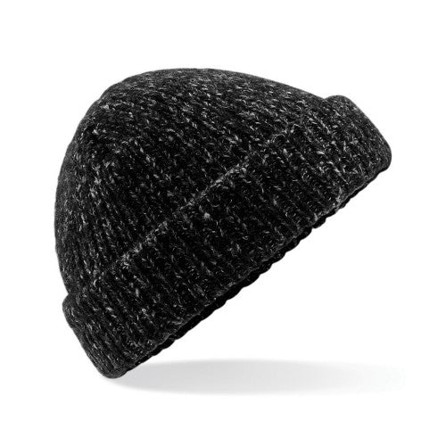 Front - Beechfield Unisex Adults Glencoe Knitted Winter Beanie Hat