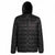 Front - 2786 Mens Box Quilt Hooded Zip Up Jacket