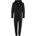 Front - Comfy Co Childrens/Kids Two Tone Contrast All-In-One Onesie