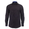 Front - Alexandra Mens Roll Sleeve Hospitality Work Shirt
