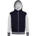 Front - AWDis Hoods Childrens/Kids Urban Varsity Hoodie