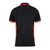 Front - Finden & Hales Mens TopCool Short Sleeve Contrast Polo Shirt