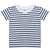 Front - Larkwood Unisex Baby Short Sleeve Striped T-Shirt