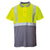 Front - Portwest Mens Short Sleeve Two-Tone Hi-Vis Polo Shirt
