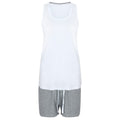 Front - Towel City Womens/Ladies Pyjama Vest And Shorts Set