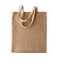 Front - Kimood Womens/Ladies Patterned Jute Bag
