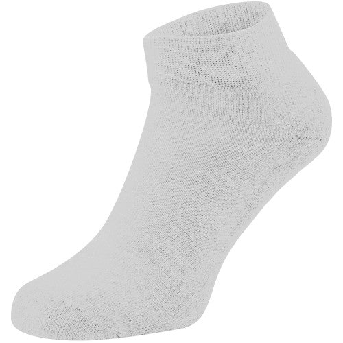 Front - Fruit Of The Loom Unisex Quarter Trainer Socks (Pack Of 3)