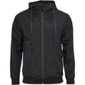 Front - Build Your Brand Mens Zip Up Wind Runner Jacket