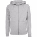 Front - Build Your Brand Mens Heavy Zip Up Hoodie