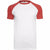 Front - Build Your Brand Mens Raglan Contrast Short Sleeve T-Shirt