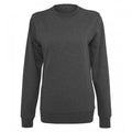 Front - Build Your Brand Womens/Ladies Light Crewneck Long Sleeve Sweatshirt