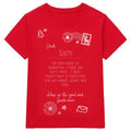 Front - Christmas Shop Personalisable Childrens/Kids Letter To Santa Tee