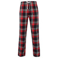 Front - Skinnifit Mens Tartan Lounge Pants