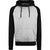 Front - Build Your Brand Mens Raglan Hoodie