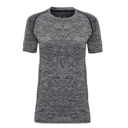 Front - TriDri Womens/Ladies Seamless 3D Fit Multi Sport Performance Short Sleeve Top