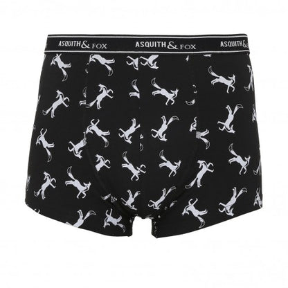 Front - Asquith & Fox Mens Printed Fox Shorty