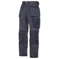 Front - Snickers Mens DuraTwill Craftsmen Trousers