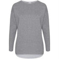 Front - Comfy Co Womens/Ladies Gals Oversized Sweatshirt