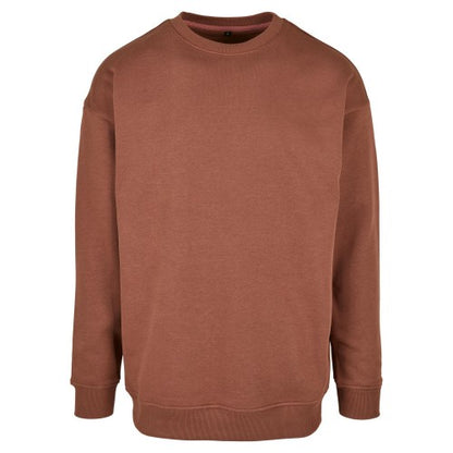 Front - Build Your Brand Mens Crew Neck Plain Sweatshirt