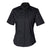 Front - Henbury Womens/Ladies Short Sleeve Oxford Fitted Work Shirt