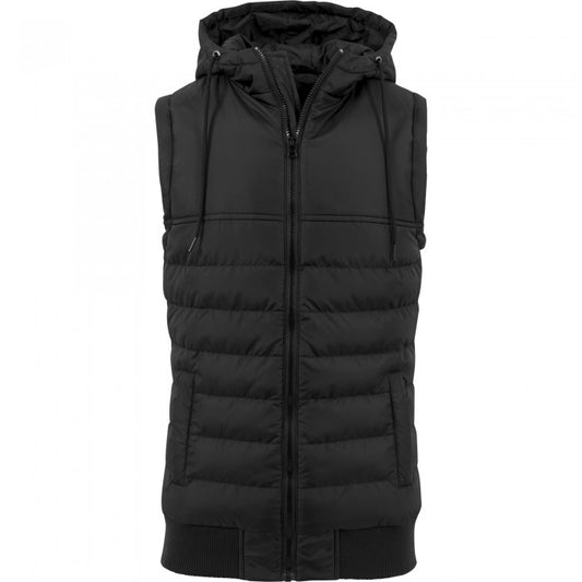Front - Build Your Brand Mens Bubble Vest