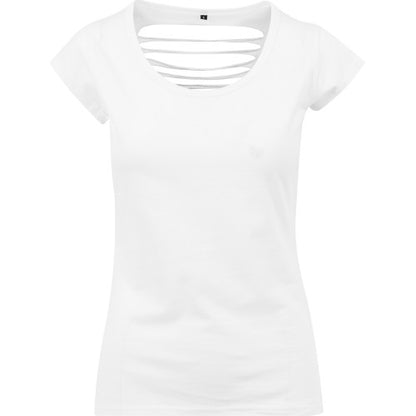 Front - Build Your Brand Womens/Ladies Back Cut Tee