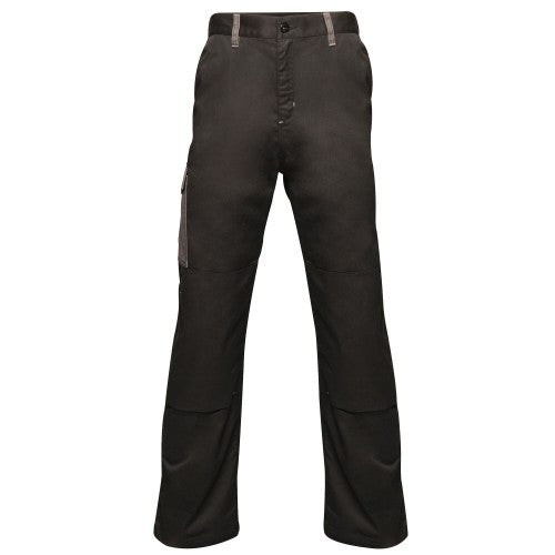 Front - Regatta Mens Contrast Cargo Work Trousers