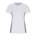 Front - TriDri Womens/Ladies Contrast Panel Performance T-Shirt